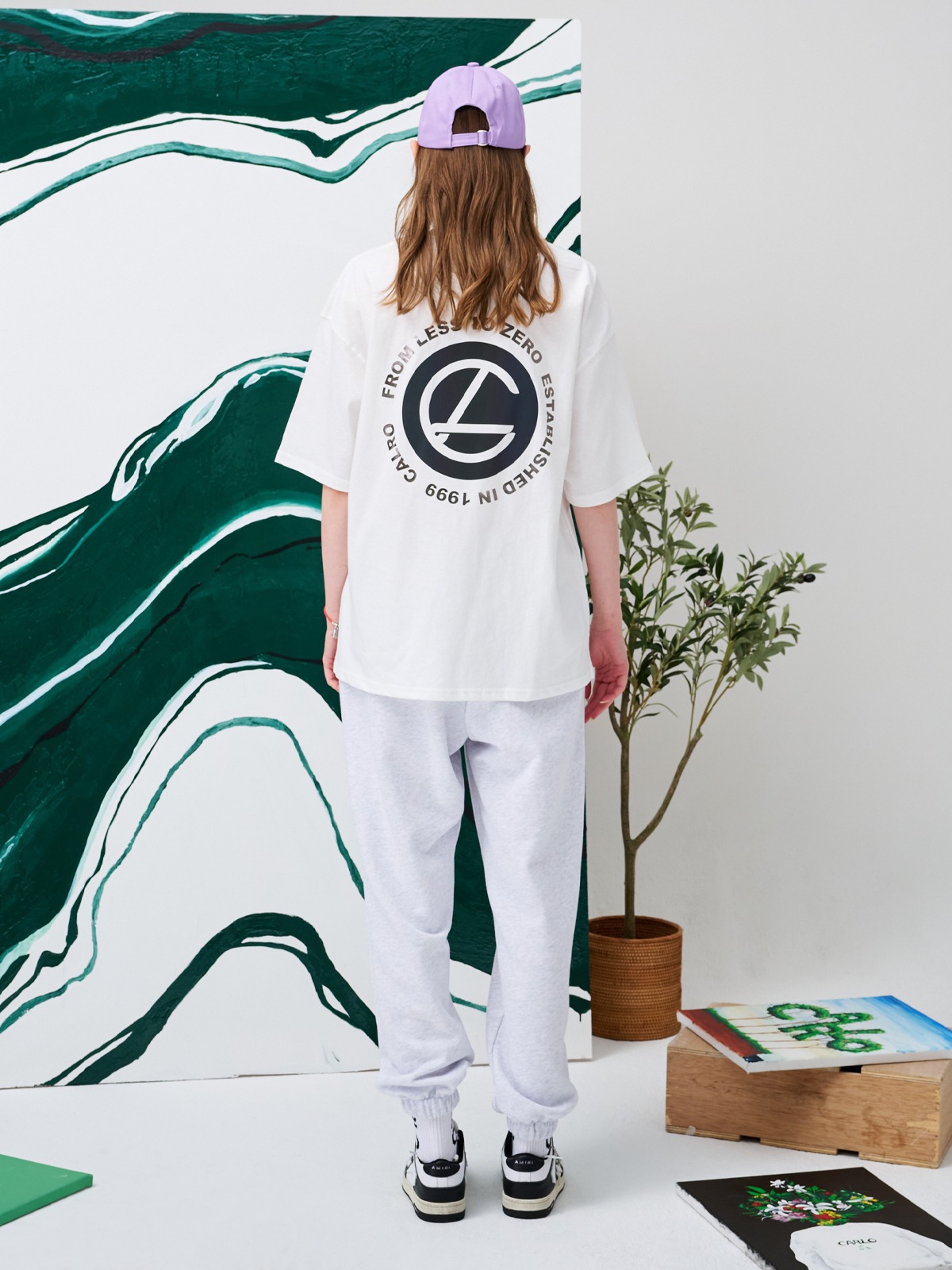 Aurora black Logo T-shirts White