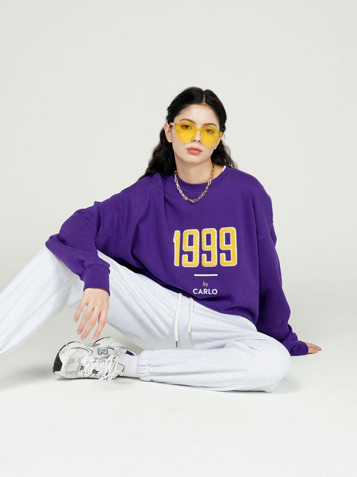 1999 CARLO Sweatshirts Purple
