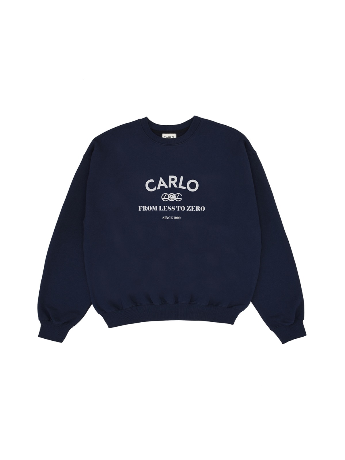 CARLO signature Logo Sweatshirts Navy