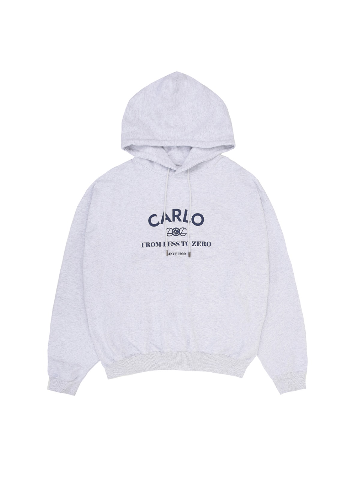 CARLO signature Logo Hood Grey