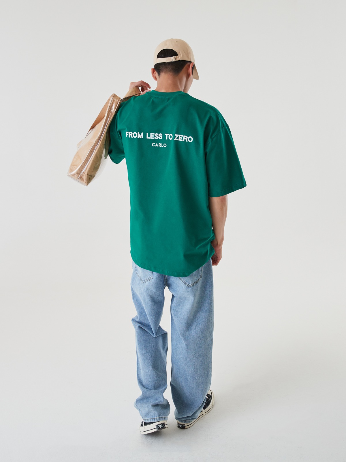 Slogan T-shirts Green